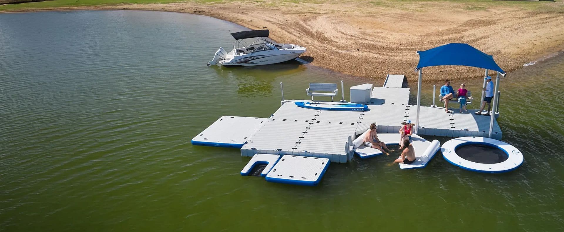 EZ Dock floating dock installation
