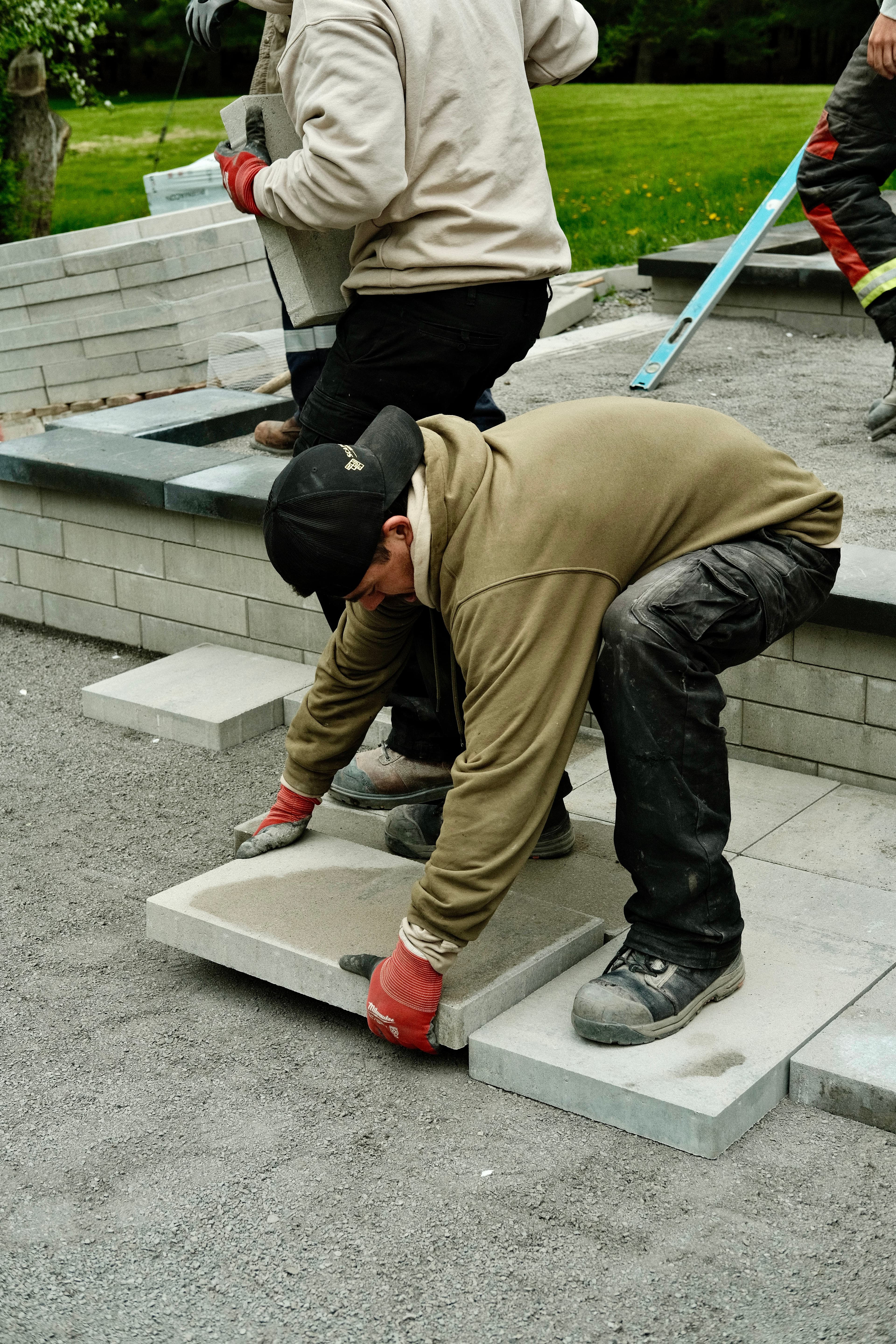Backyard before landscaping transformation